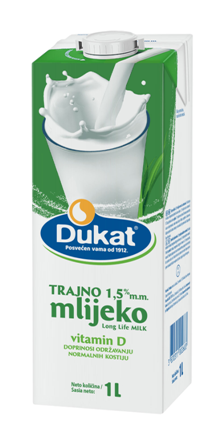 Qumësht Dukat 1L 1.5%