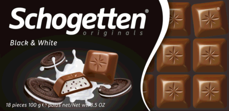 Cokollate Schogetten Black White 100g
