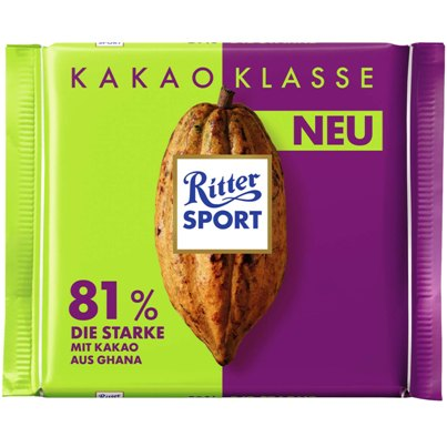 Cokollate Ritter Sport e Zeze 81% Kakao 100g