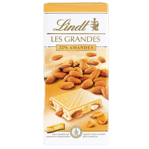 Cokollate Lindt e Bardhe Bajame 150g