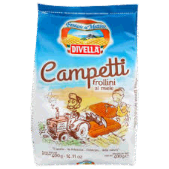 Biskota Ccampeti Mjalt 400g