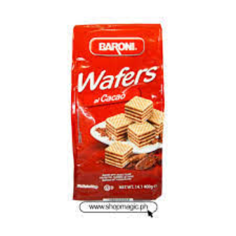 Wafer Baroni Cubi Cacao 400gr