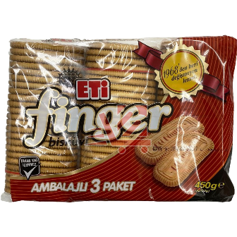 Biskote Eti Finger 450Gr