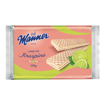 Vafer Manner Knuspino Lime brick 110g